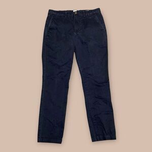 Men's Gap Essential Black Chino Khaki Pants Slim Fit - 32 X 29